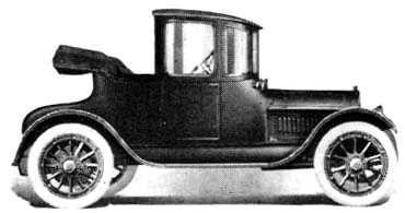 1914 Cadillac Landaulet Coupe mit Verdeck nach unten